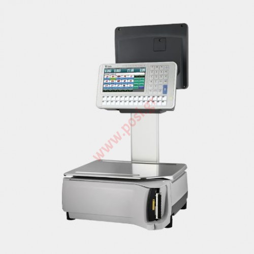 Ζυγαριά DIGI SM-5300EV Plus με εκτυπωτή-υπερυψωμένες οθόνες και πληκτρολόγιο (Pc Based)